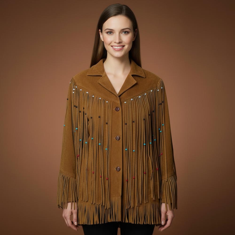 Women’s Genuine Suede Western Jacket